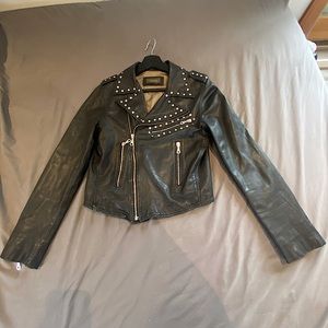 Genuine leather women’s jacket